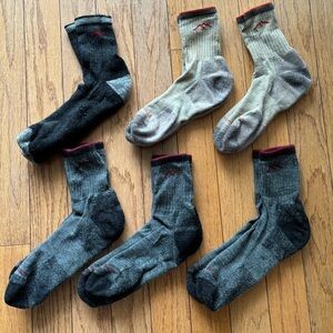 Men’s Wool Darn Tough Socks - 6 pairs